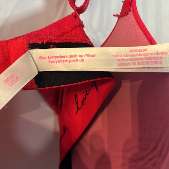 Pink Victoria Secret Push up Bra 36DD - Picture 5 of 5